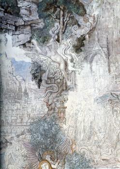 古斯塔夫 莫羅 The Chimeras-detail 古斯塔夫 莫羅 The Chimeras-detail